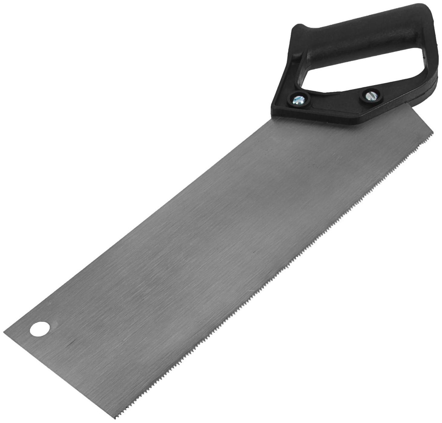 Стусло с ножовкой ТУНДРА, стусло 45 90 135° 300х65 мм, ножовка 300 мм