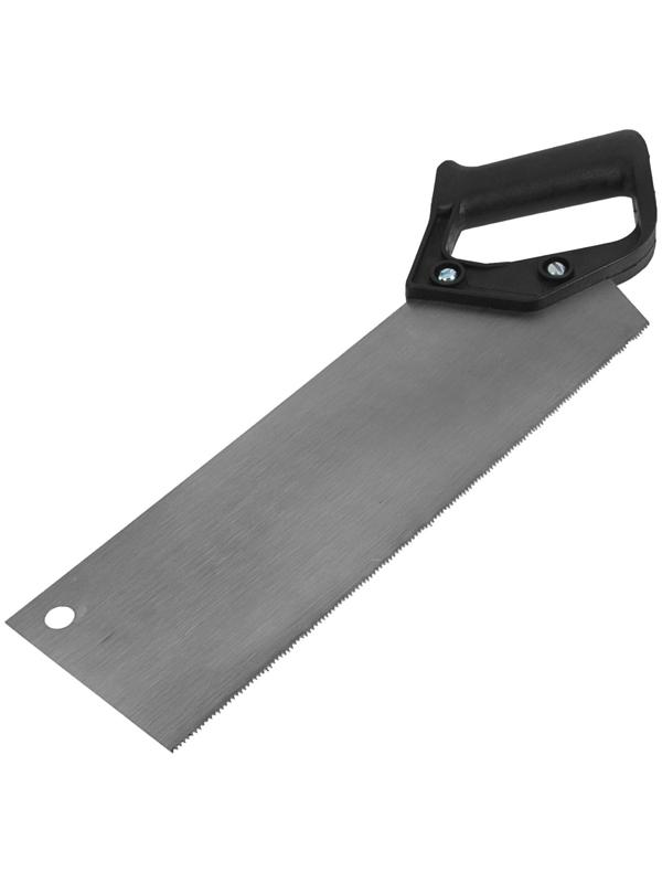 Стусло с ножовкой ТУНДРА, стусло 45 90 135° 300х65 мм, ножовка 300 мм