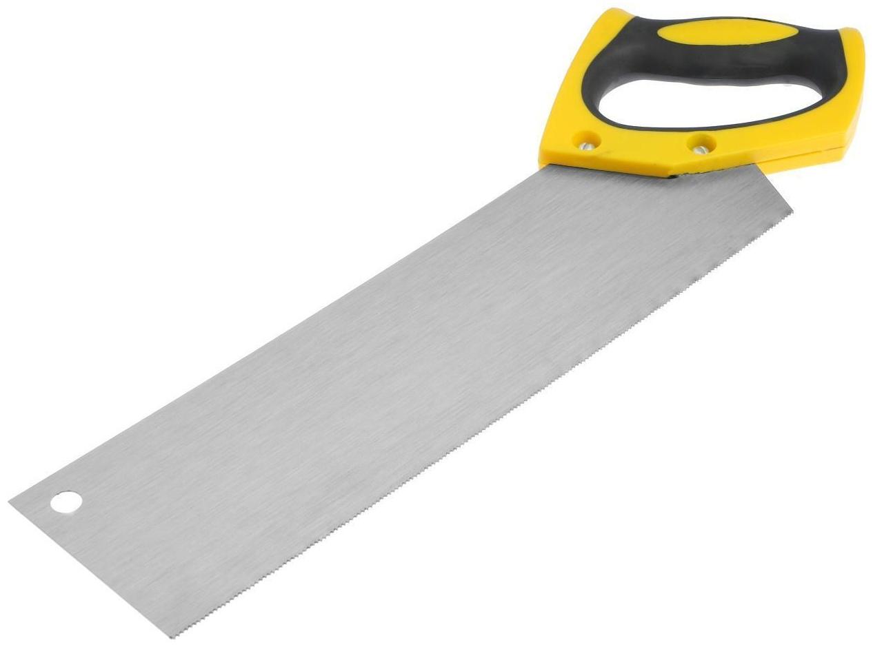 Стусло с ножовкой ТУНДРА, стусло 22.5 45 90°, 300 х 80 мм, ножовка 350 мм, 12 TPI