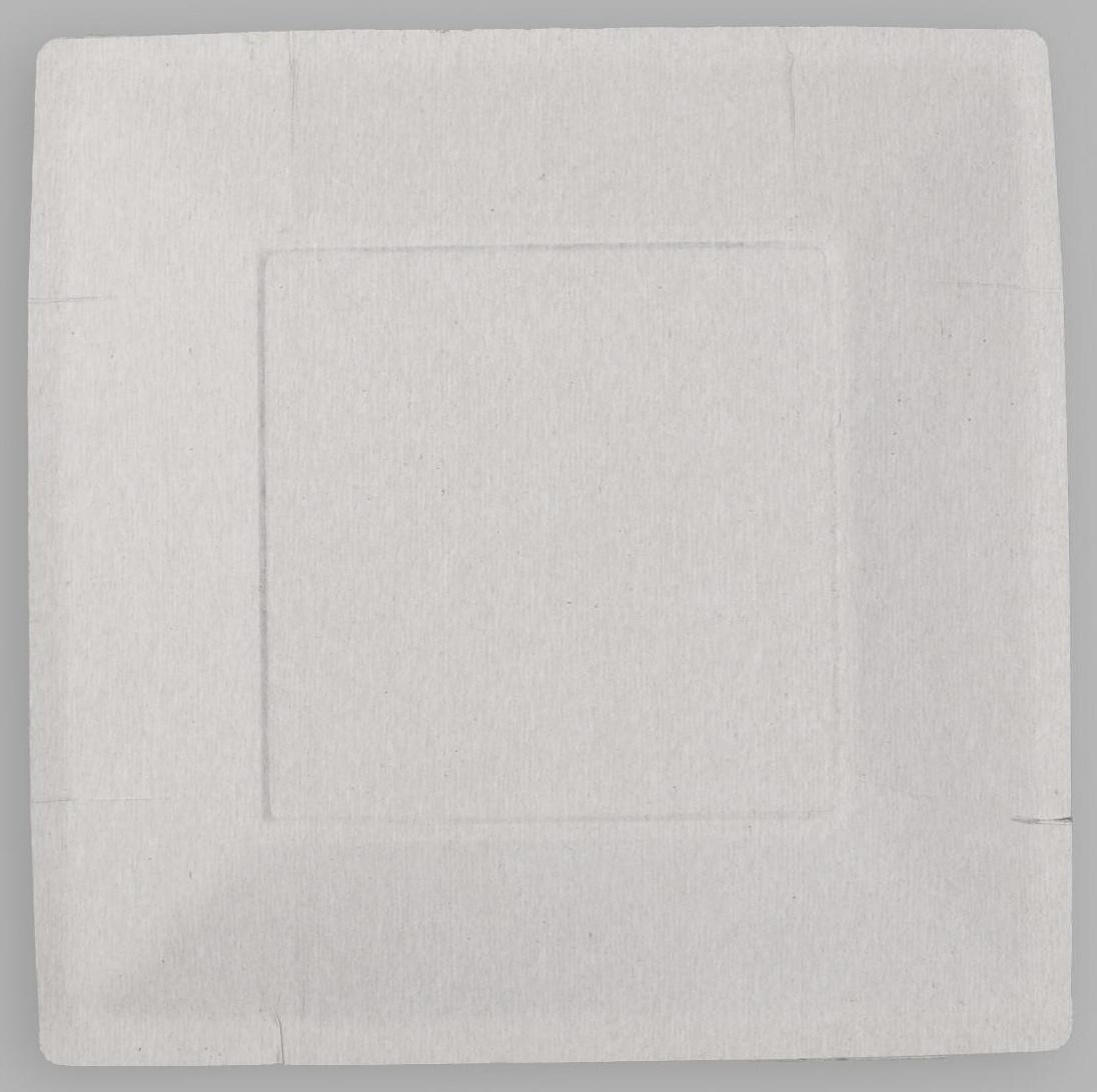 Тарелка бумажная «Шары», квадратная, 21 см