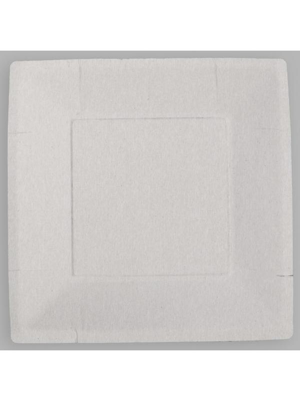 Тарелка бумажная «Шары», квадратная, 21 см