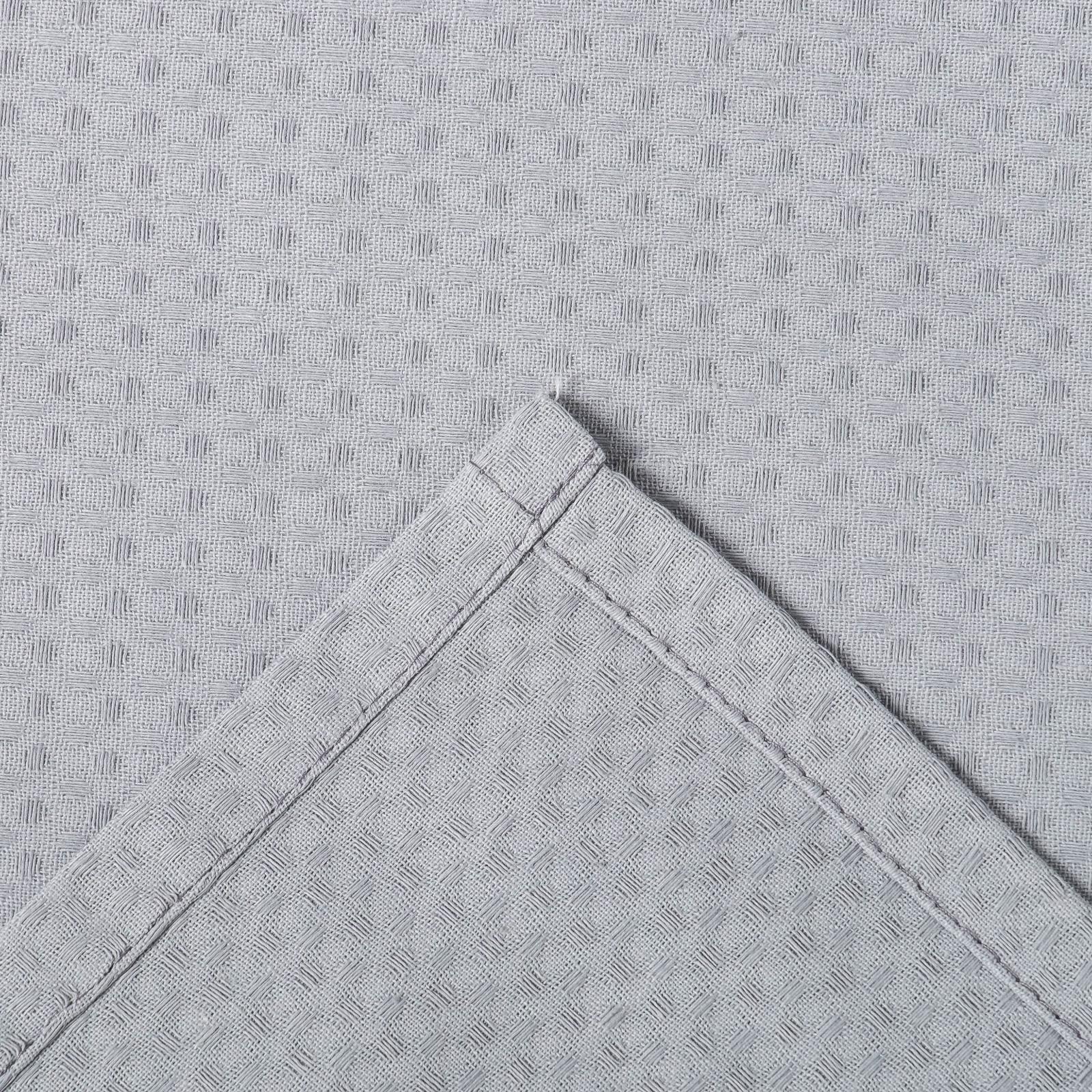 Халат вафельный мужской Экономь и Я, рукав 3/4, размер 46-48, цвет серый, 100%хл, 200г/м2