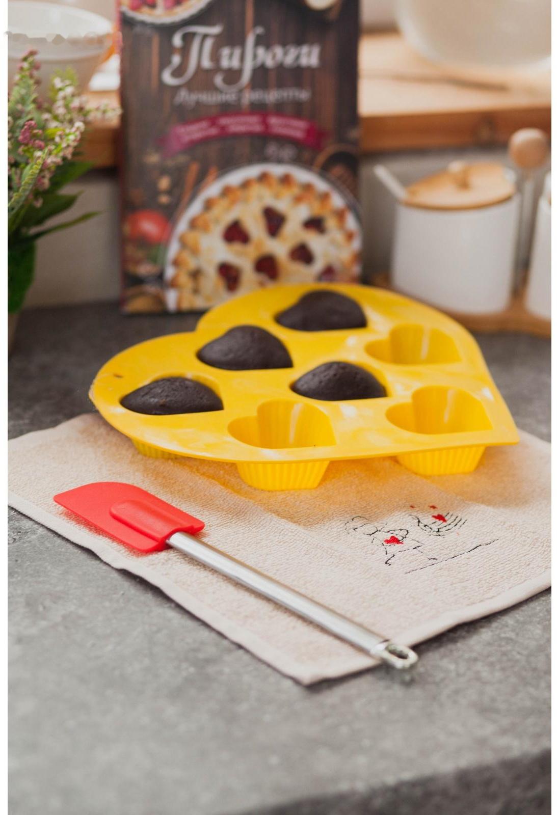 Лопатка Доляна «Редмонд», 26,5 см, цвет красный