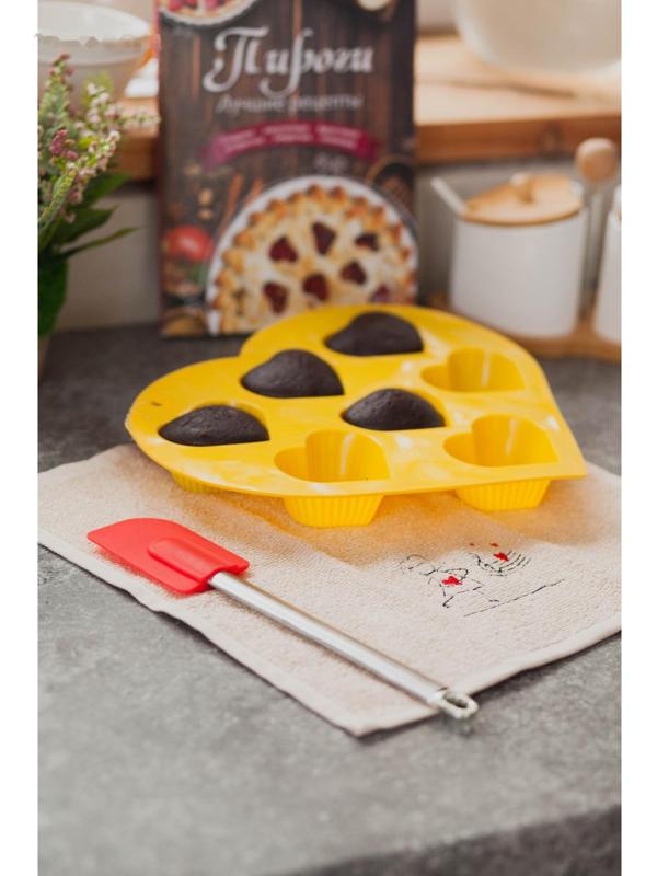 Лопатка Доляна «Редмонд», 26,5 см, цвет красный