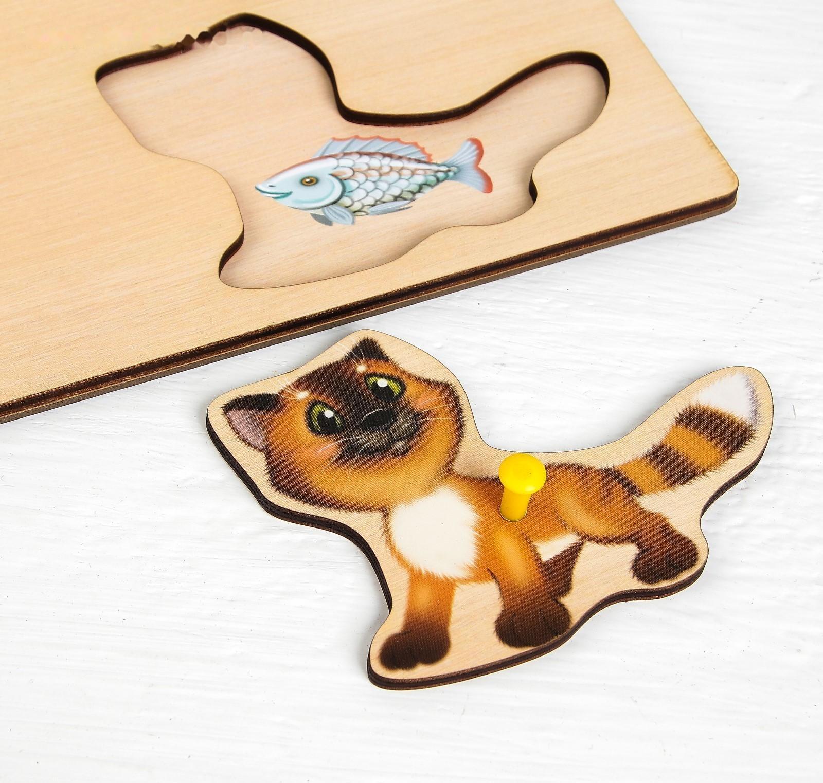 Рамка - вкладыш «Кто что ест» (с подслоем)