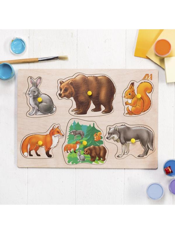 Рамка-вкладыш «Лесные животные»