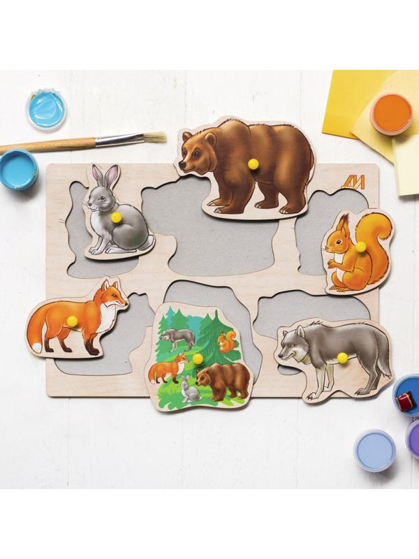 Рамка-вкладыш «Лесные животные»