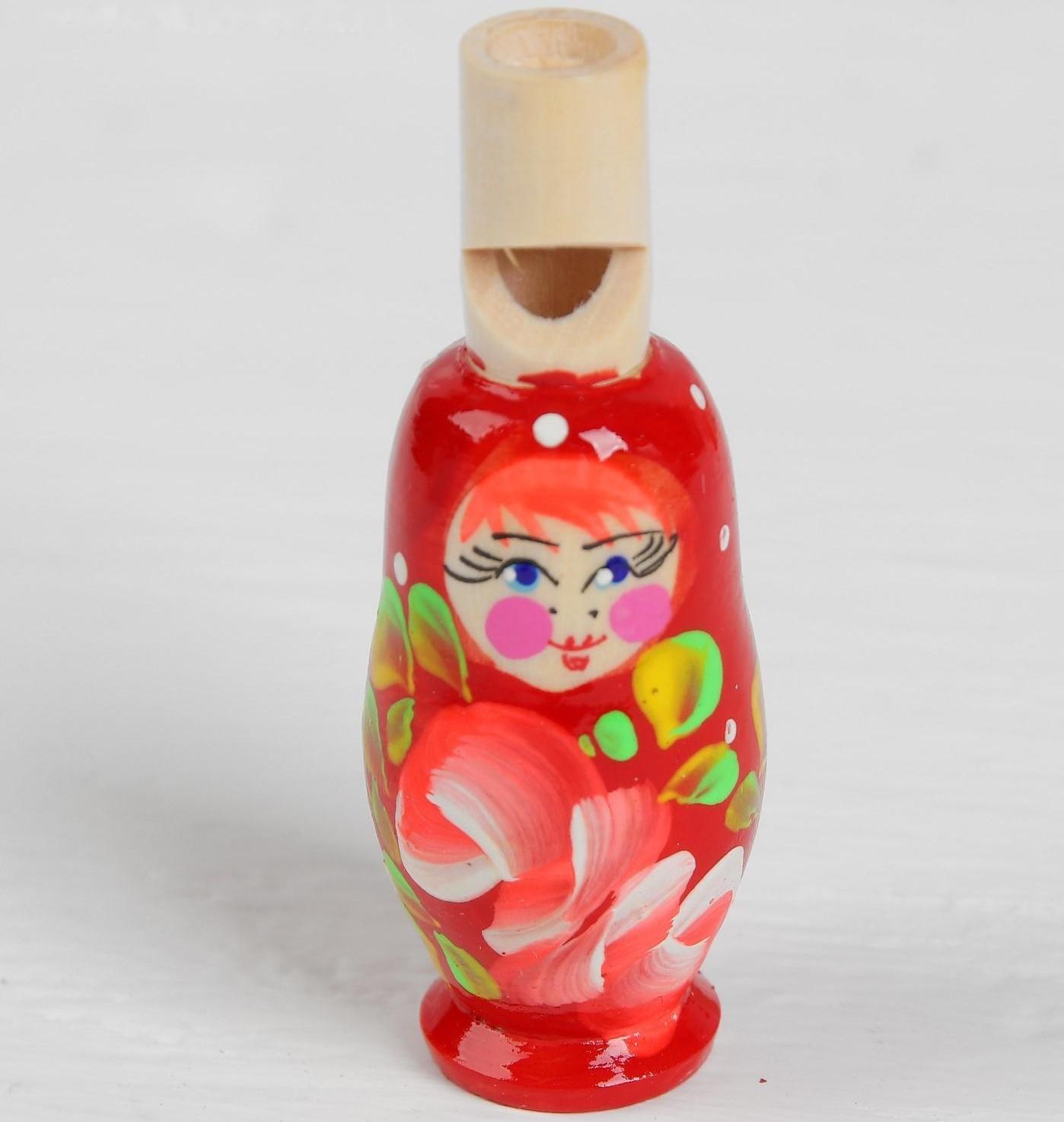 Свистулька «Матрёшка расписная», МИКС
