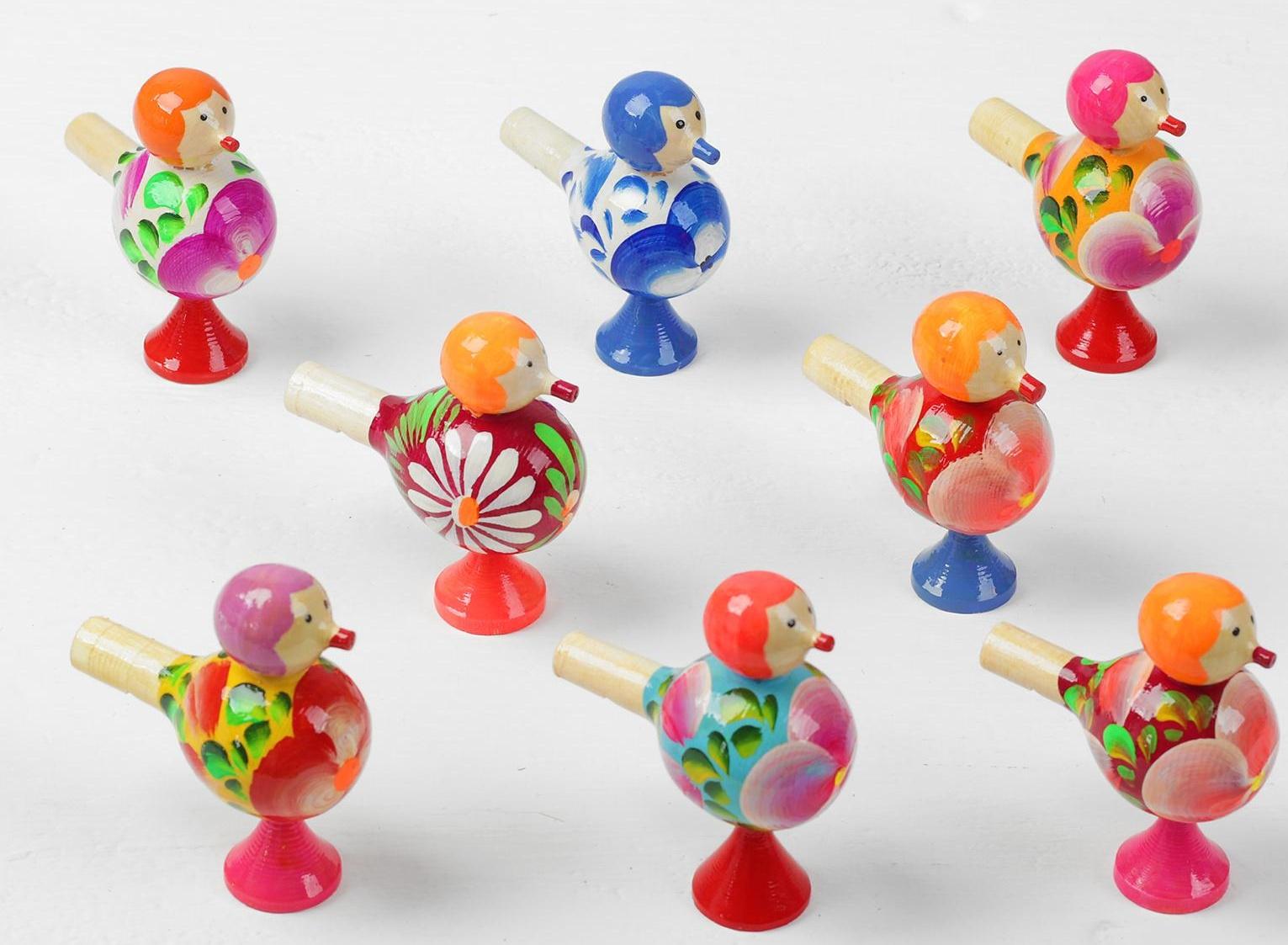 Свистулька «Птичка расписная», МИКС