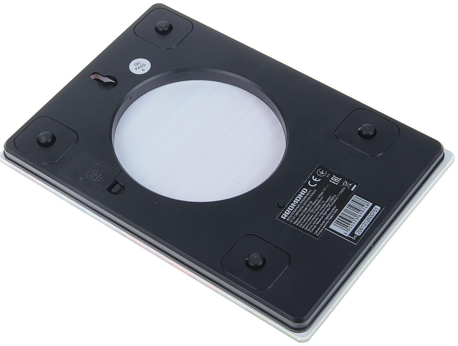 Весы кухонные Redmond RS 736, электронные, до 8 кг, рисунок 