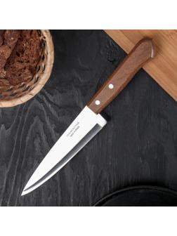 Нож поварской Tramontina Universal, лезвие 17,5 см, сталь AISI 420, деревянная рукоять