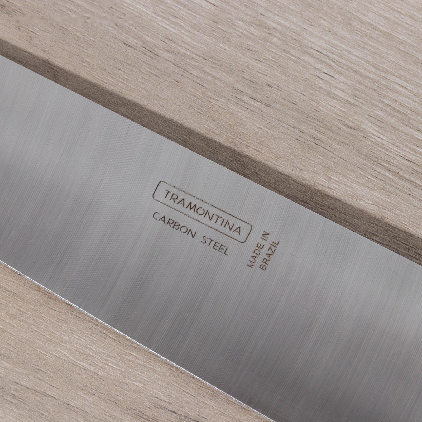 Нож кухонный Carbon поварской, лезвие 30 см, с деревянной ручкой