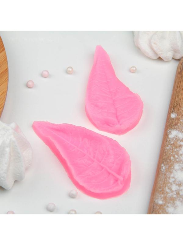 Молд «Лист длинный», 8×4 см, цвет МИКС