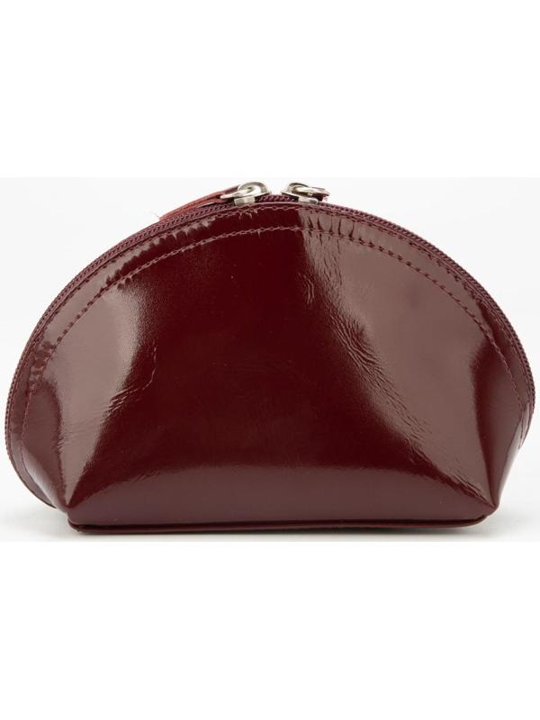 Косметичка на молнии, цвет бордовый шик