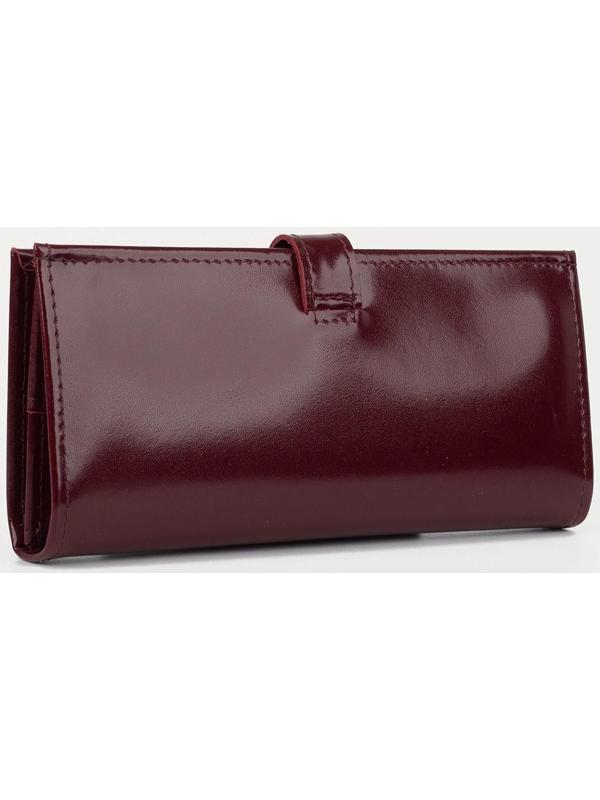 Кошелёк на кнопке, цвет бордовый