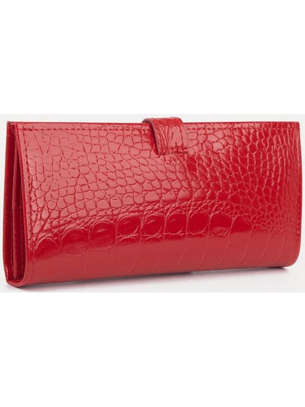 Кошелёк на кнопке, цвет красный