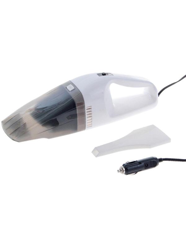 Пылесос автомобильный, 60 Вт, 12 В, белый