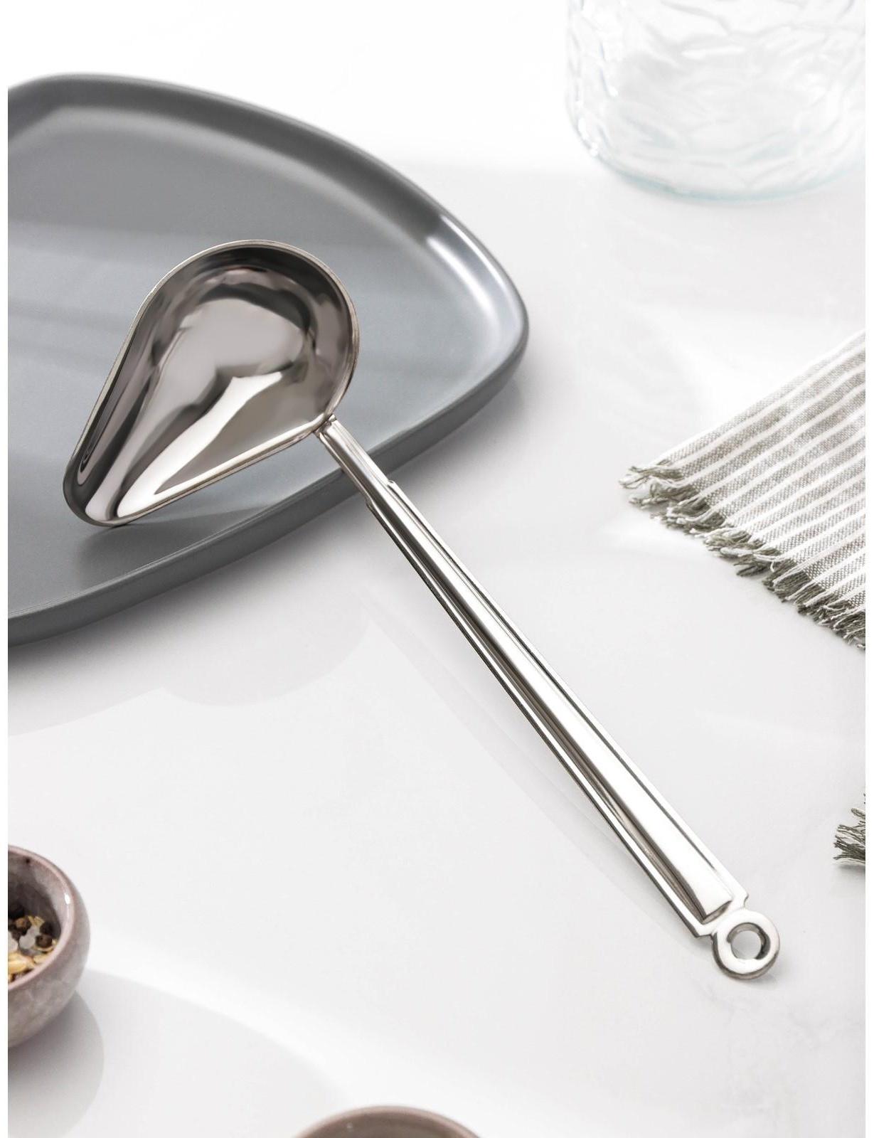 Ложка для соуса «Поварская. Профи», 75 мл, цельнометаллическая