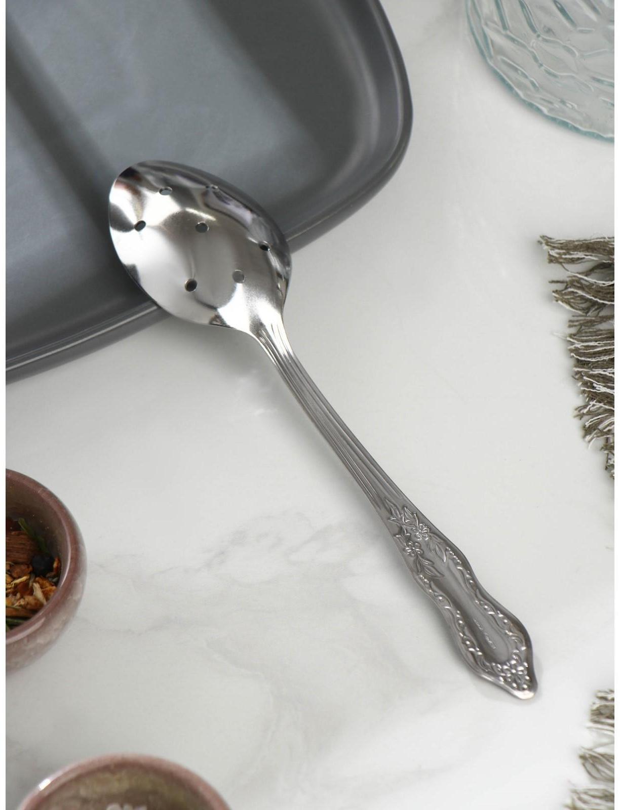 Ложка для снятия пены «Славяна», толщина 1,2 мм