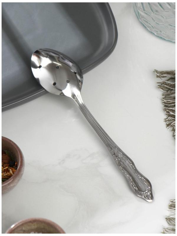 Ложка для снятия пены «Славяна», толщина 1,2 мм