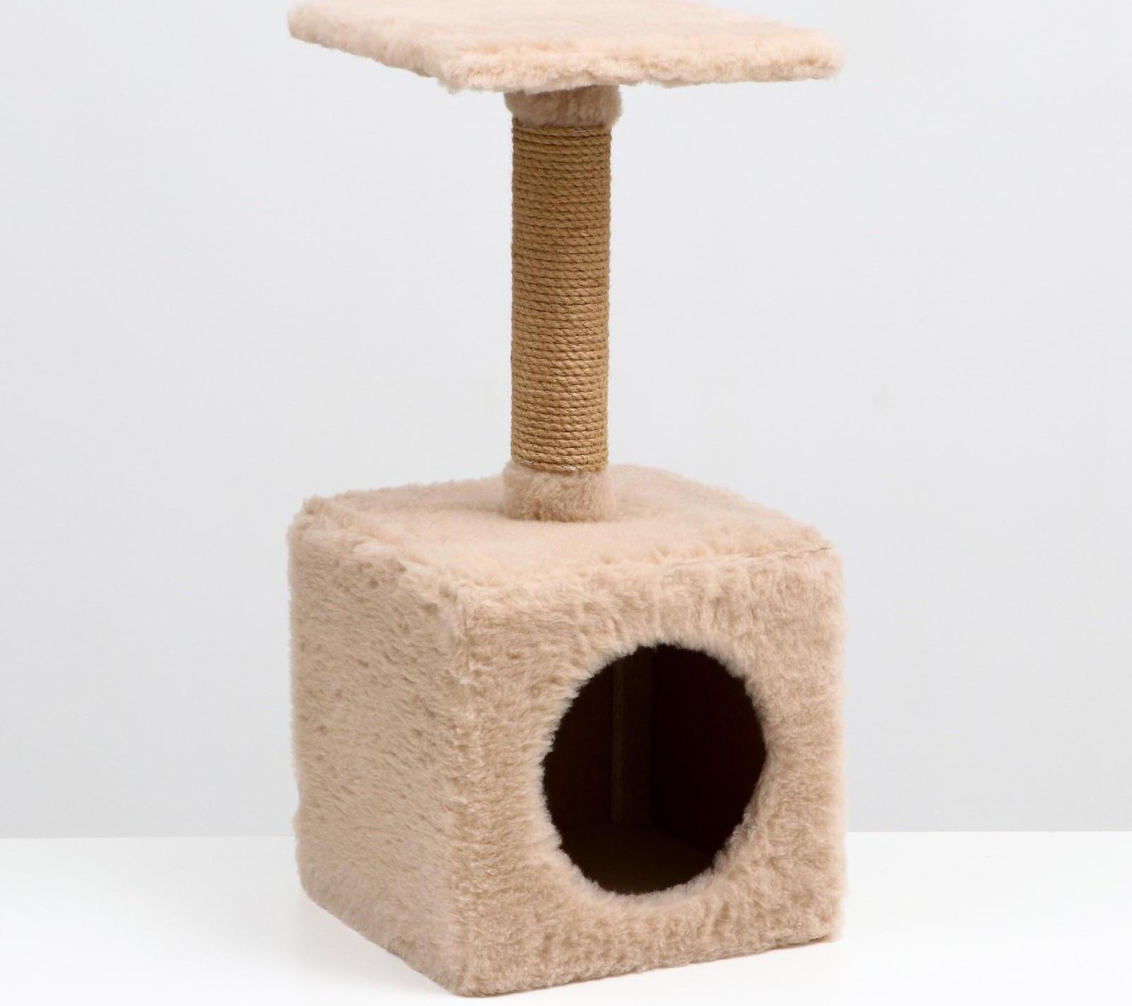 Домик с когтеточкой 