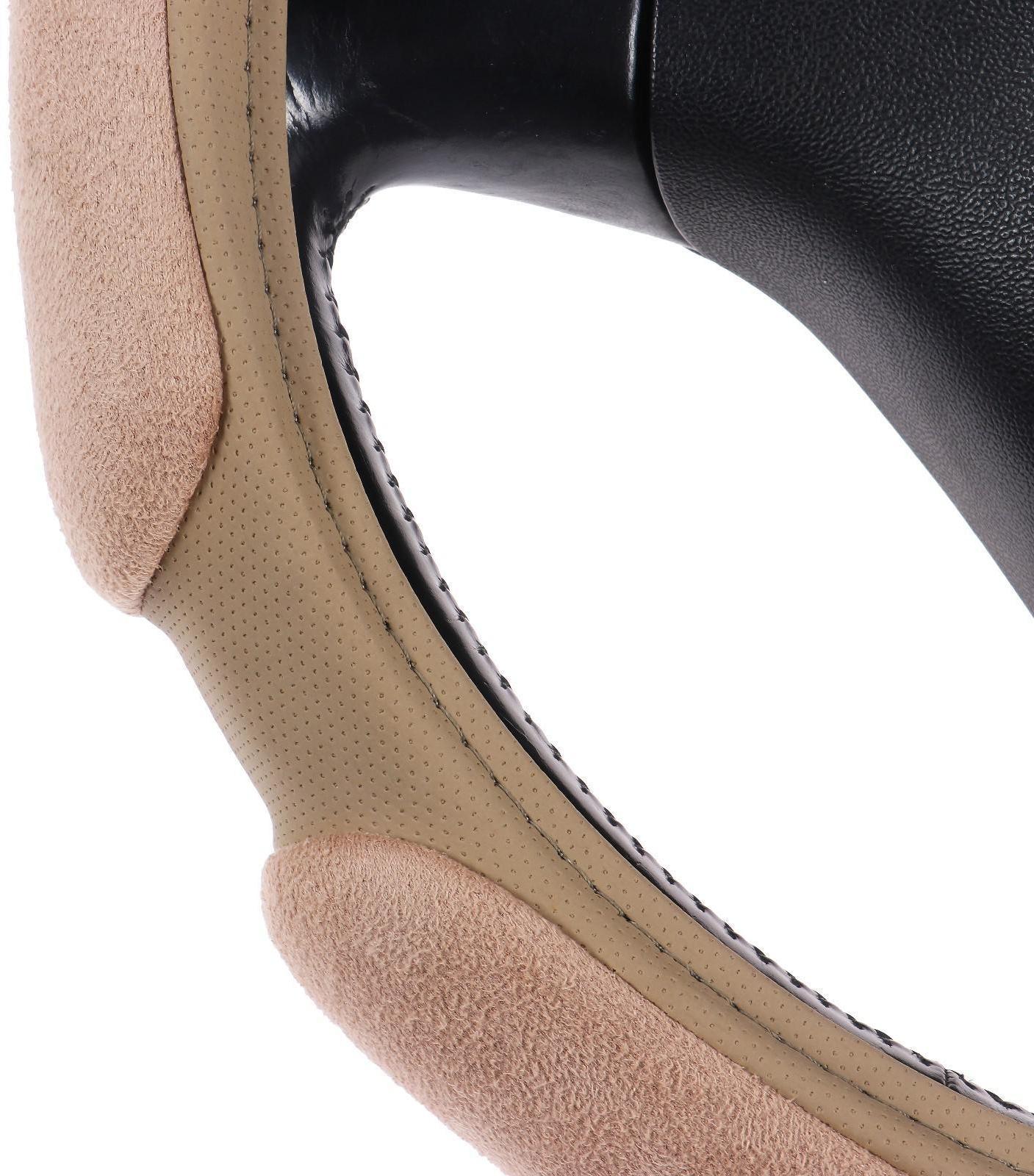 Оплётка TORSO, анатомическая, 6 подушек, велюр, размер 38 см, бежевый