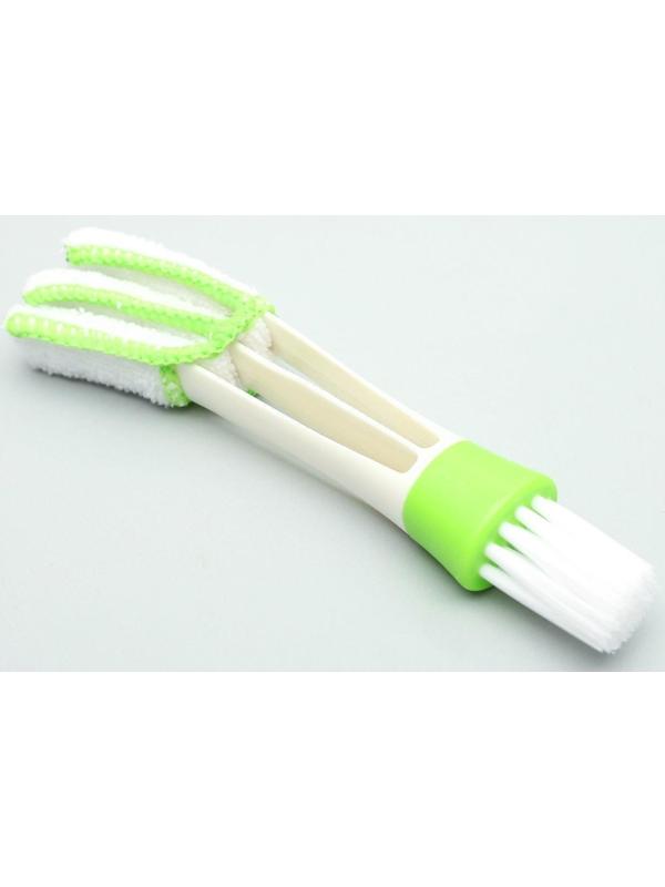 Щетка TORSO для чистки труднодоступных мест в автомобиле, 16 см, зелёный