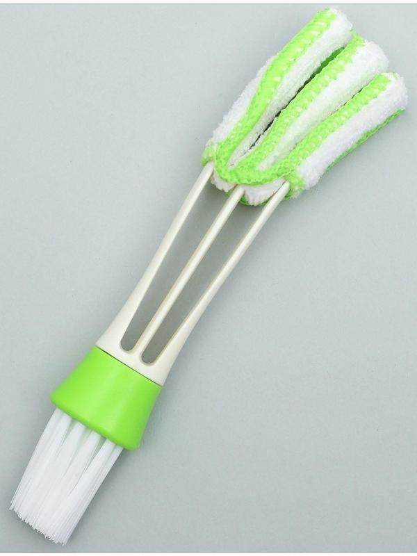 Щетка TORSO для чистки труднодоступных мест в автомобиле, 16 см, зелёный