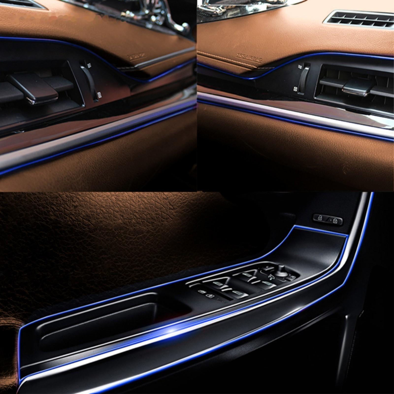 Молдинг гибкий TORSO, внутрисалонный, синий, 5 м