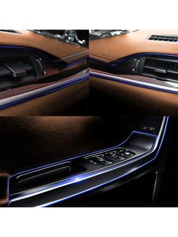 Молдинг гибкий TORSO, внутрисалонный, синий, 5 м