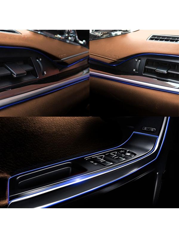 Молдинг гибкий TORSO, внутрисалонный, синий, 5 м