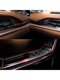 Молдинг TORSO гибкий внутрисалонный, красный, 5 м