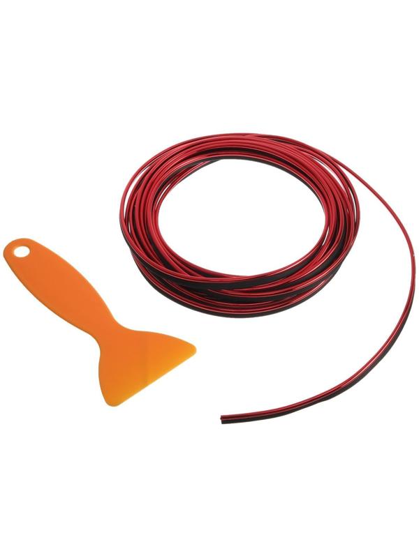 Молдинг TORSO гибкий внутрисалонный, красный, 5 м