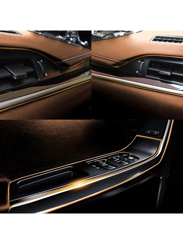 Молдинг гибкий внутрисалонный, золото, 5 м