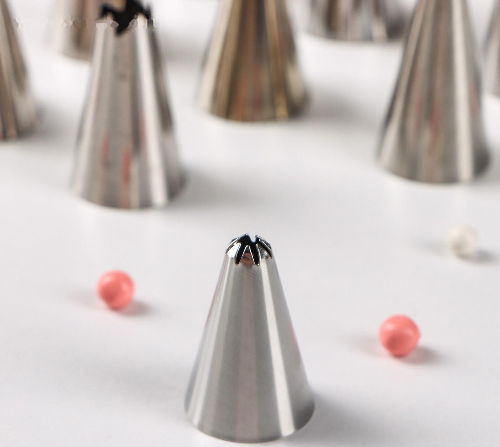 Набор насадок кондитерских Доляна, d=1,7 см, 9 шт, форма МИКС