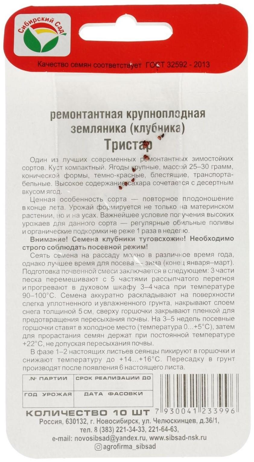 Семена Клубника 