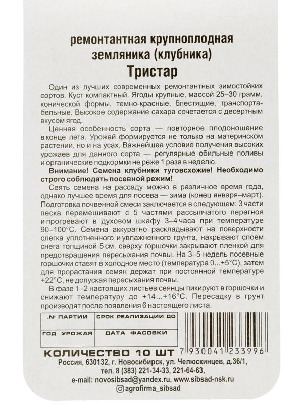 Семена Клубника 