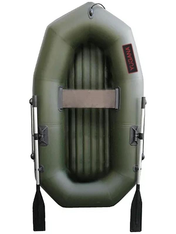 Лодка YUGANA R-220 НД, надувное дно, цвет олива
