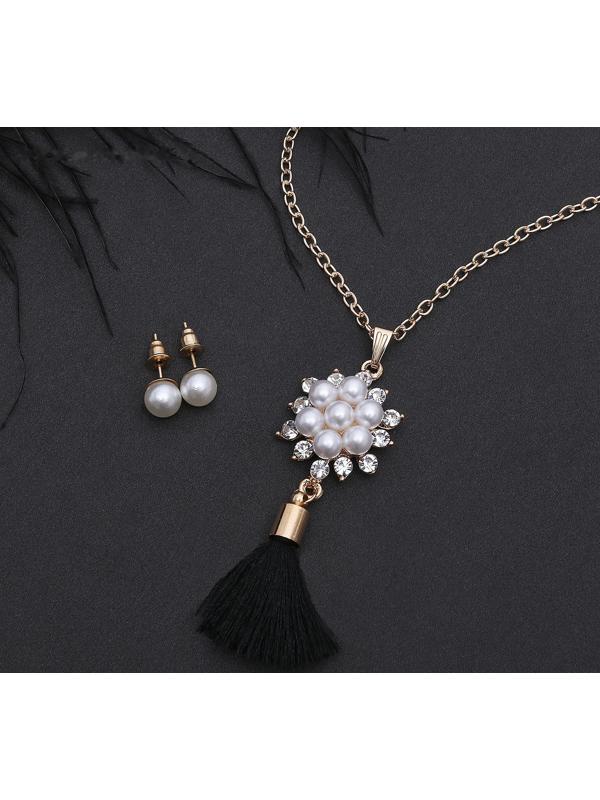 Гарнитур 2 предмета: серьги, кулон 