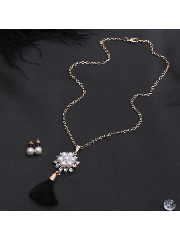 Гарнитур 2 предмета: серьги, кулон 