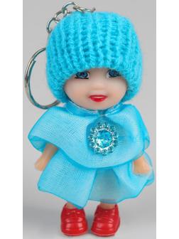 Куколка-брелок «Девочка», рюшечки, цвета микс, 1 шт., 2585329