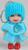 Куколка-брелок «Девочка», рюшечки, цвета микс, 1 шт., 2585329
