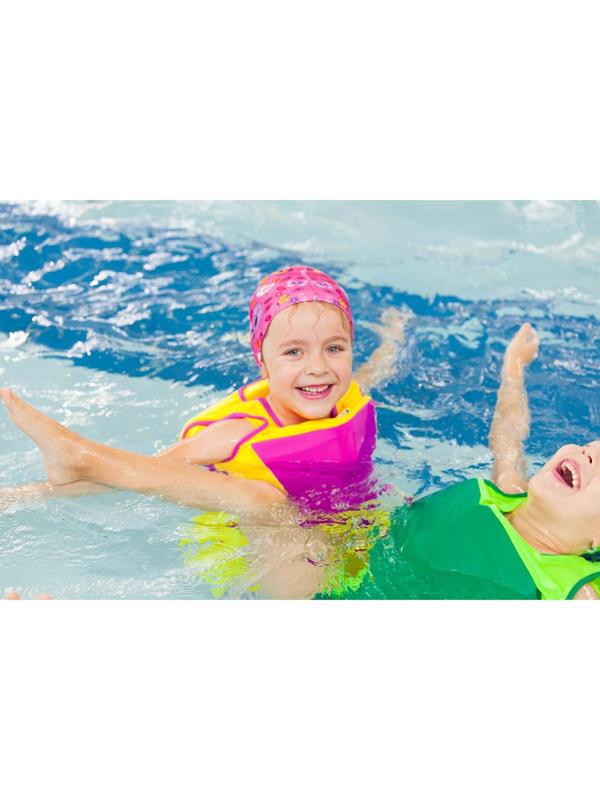 Шапочка для плавания детская «Птички», тканевая, обхват 46-52 см