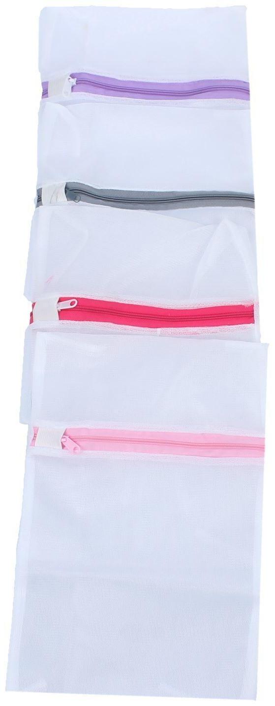 Мешок для стирки белья Доляна, 20×30 см, мелкая сетка, цвет МИКС