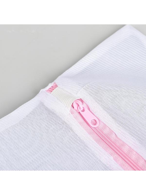 Мешок для стирки белья Доляна, 30×40 см, мелкая сетка, цвет МИКС