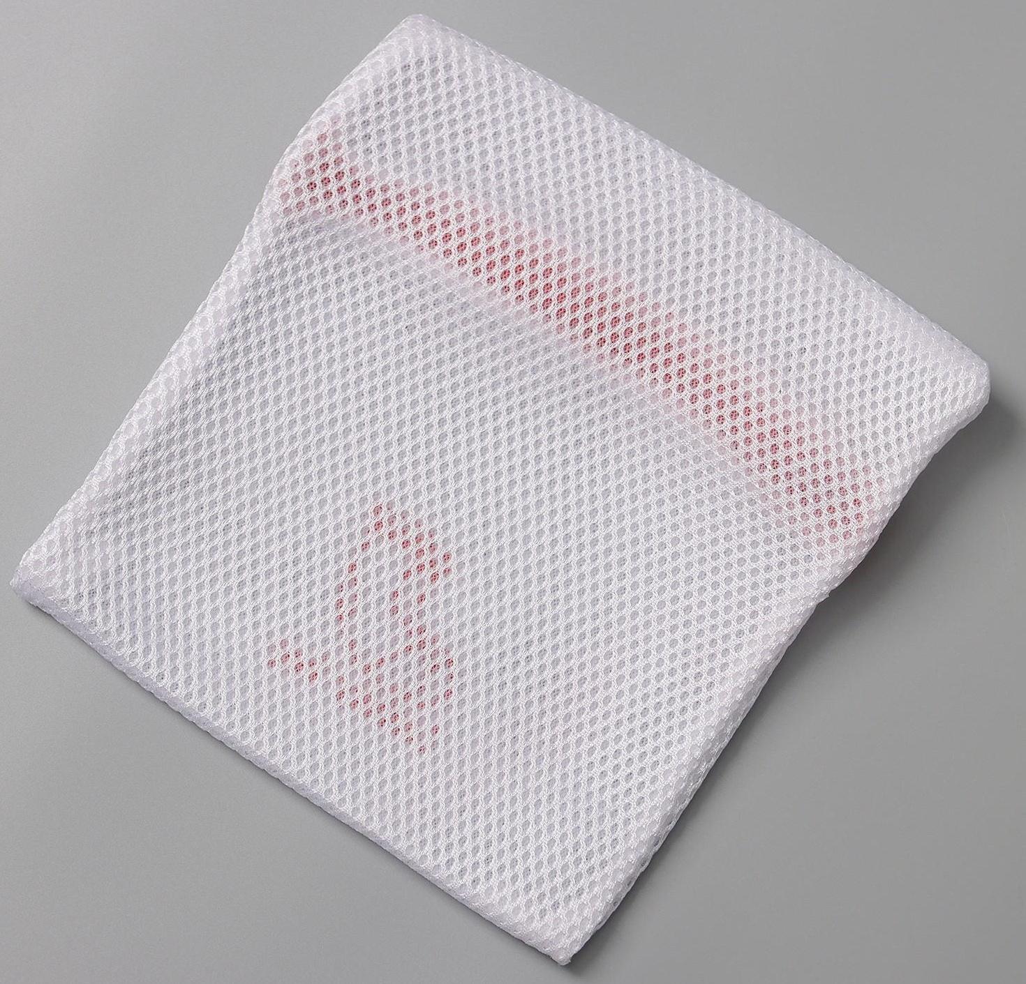 Мешок для стирки носков, 17×20 см, трехслойный, крупная сетка, цвет МИКС