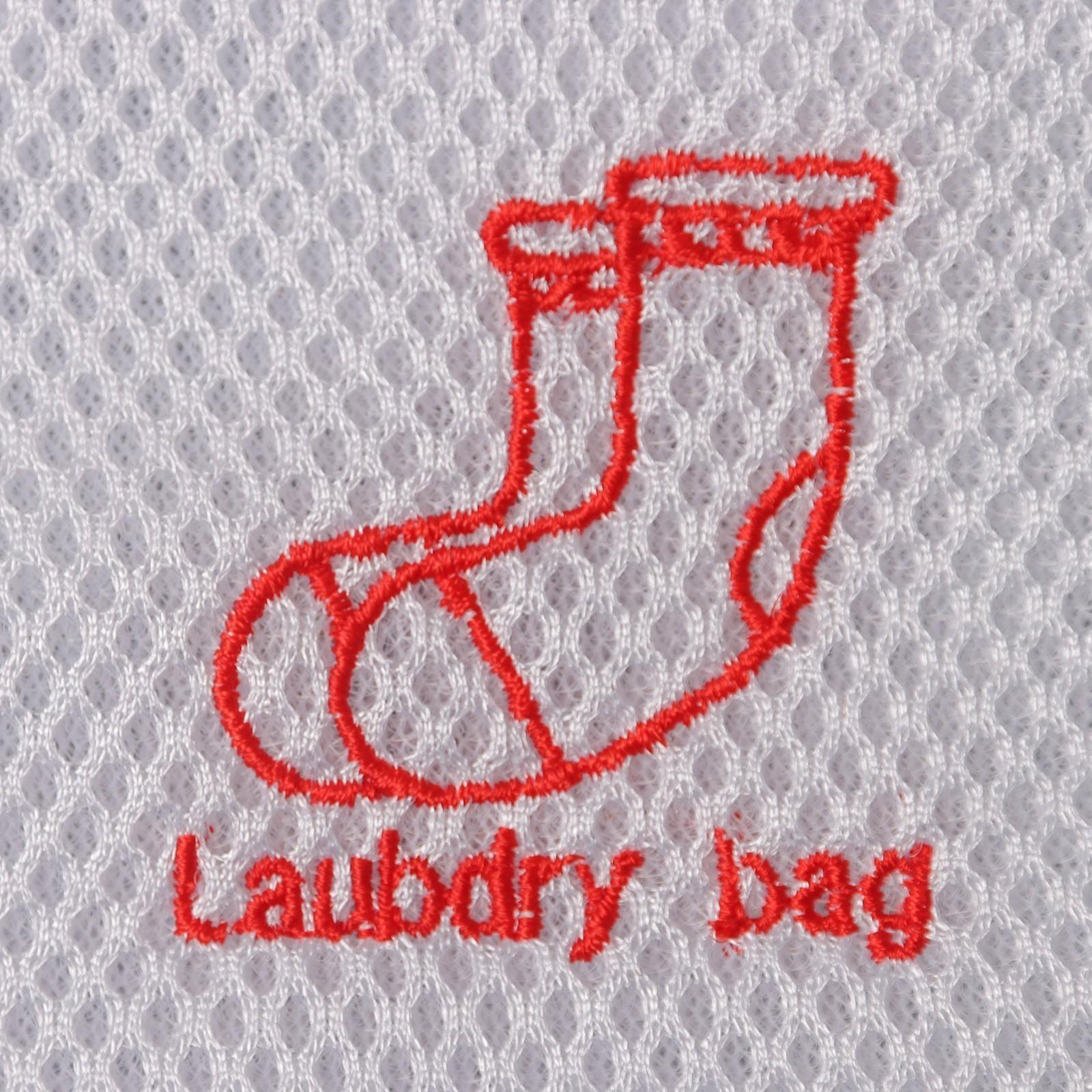 Мешок для стирки носков, 17×20 см, трехслойный, крупная сетка, цвет МИКС