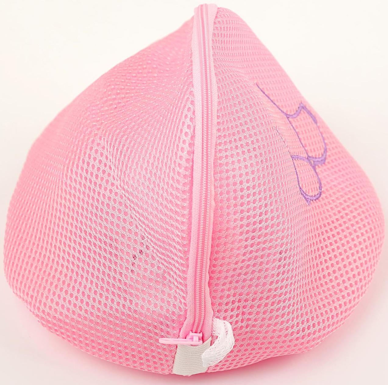 Мешок для стирки бюстгальтеров Доляна, 18×18×17 см, трёхслойный, крупная сетка, цвет МИКС