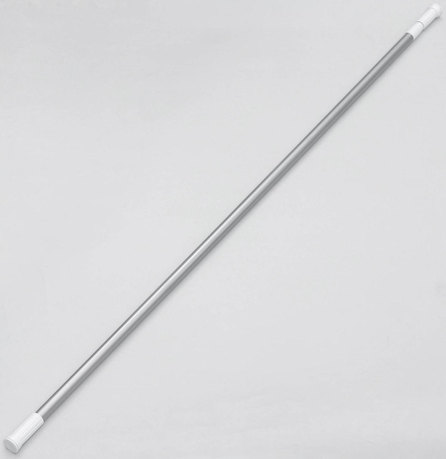 Карниз для ванной комнаты, телескопический, 140-260 см, цвет серый