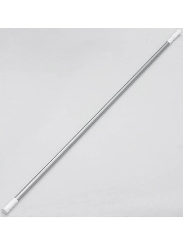 Карниз для ванной комнаты, телескопический, 140-260 см, цвет серый